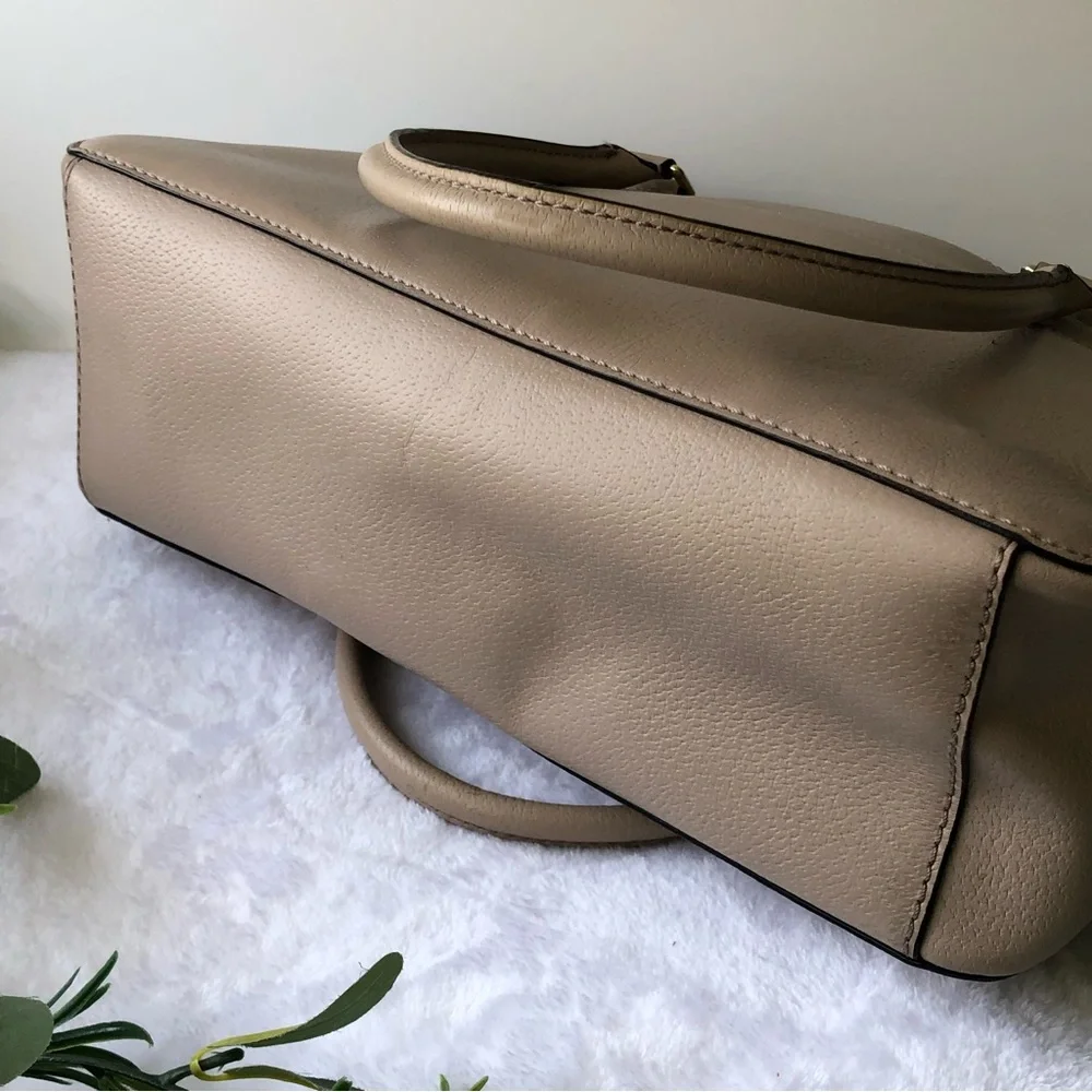 Kate spade Grove Street Terri Almondine Leather Shoulder Tote